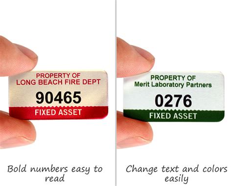 fixed asset tags